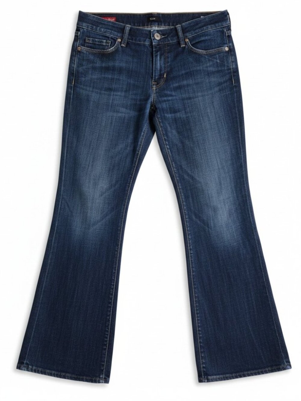 Citizens of Humanity Faye Low Waist Full Leg Flare Stretch Jeans Sz 31 Y2K